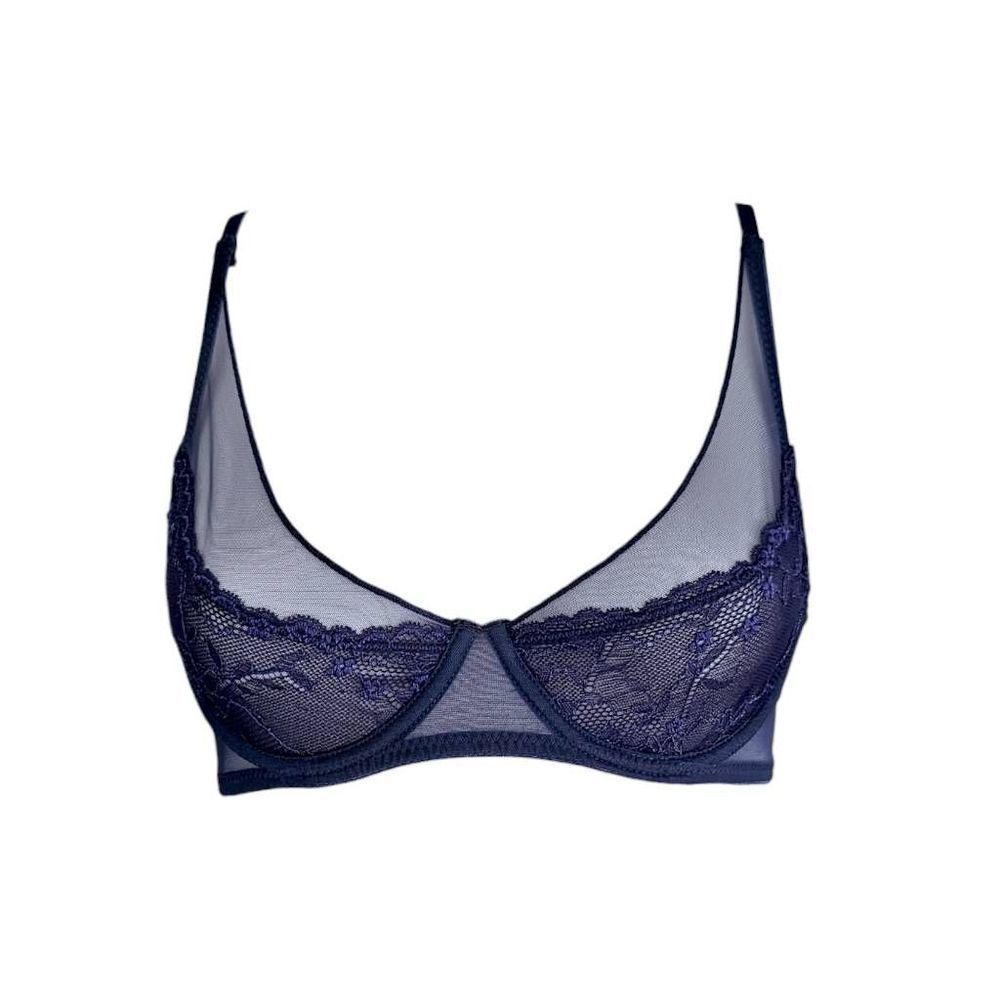 Urban Outfitters Navy Blue Lace Underwire Bra